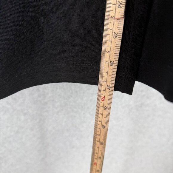 Eileen Fisher Pull On Ankle Pant Size M Black Lightweight Stretch Staple Classic - Picture 11 of 11